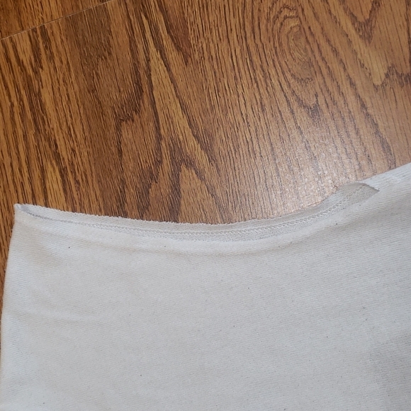 Havana vintage open back white and gray top M - Picture 3 of 5